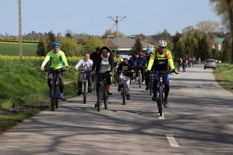 Wiosenny Rajd Rowerowy w gminie Udanin