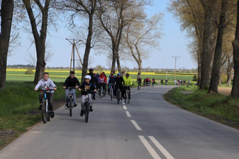 Wiosenny Rajd Rowerowy w gminie Udanin