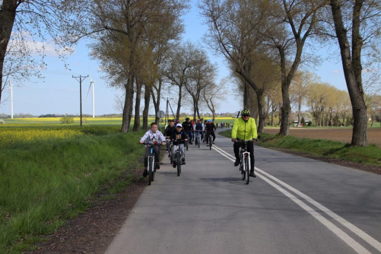 Wiosenny Rajd Rowerowy w gminie Udanin