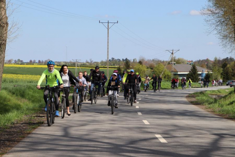 Wiosenny Rajd Rowerowy w gminie Udanin