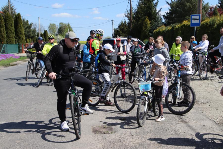 Wiosenny Rajd Rowerowy w gminie Udanin