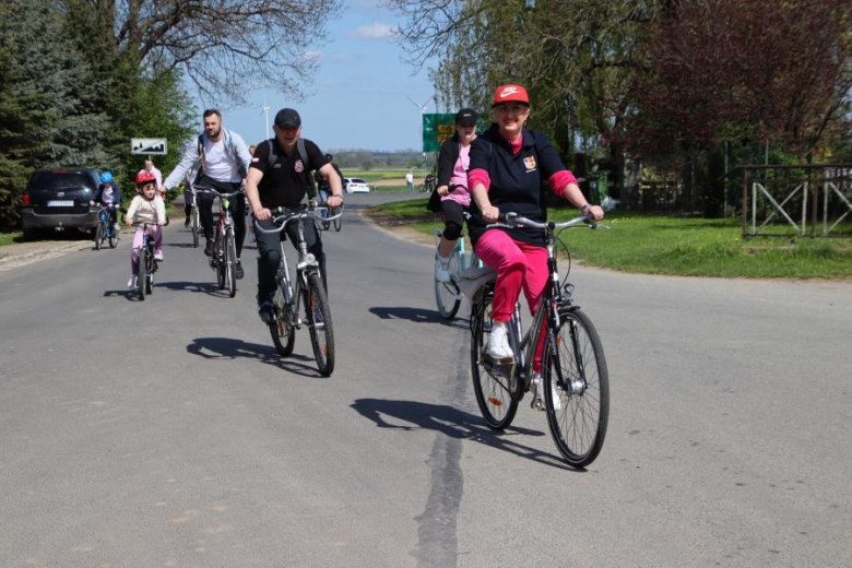Wiosenny Rajd Rowerowy w gminie Udanin