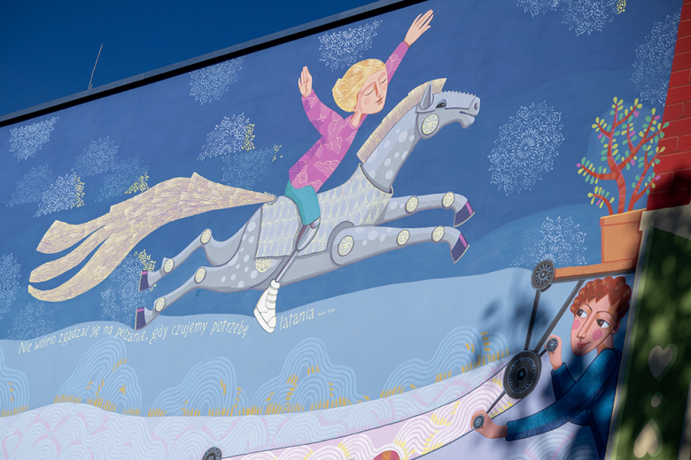 Kolejny, wyjątkowy mural odsłonięto w Środzie Śląskiej