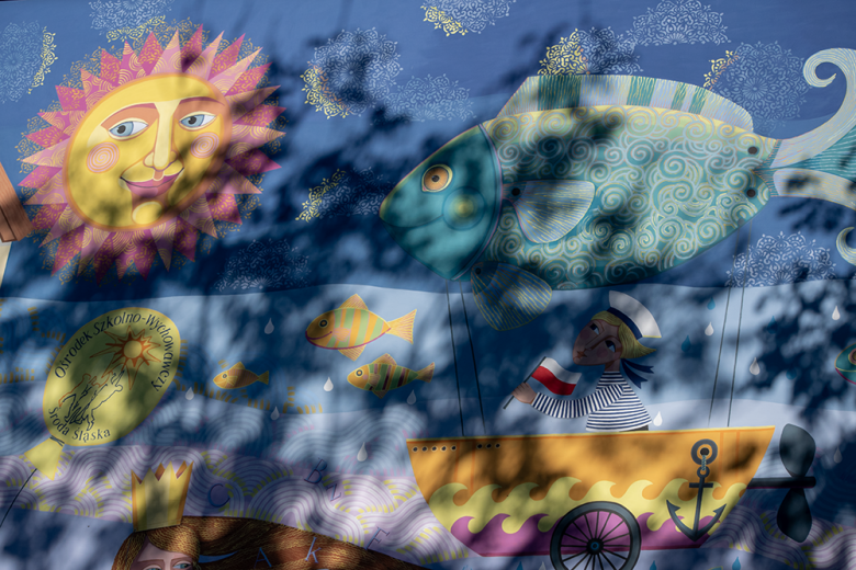 Kolejny, wyjątkowy mural odsłonięto w Środzie Śląskiej