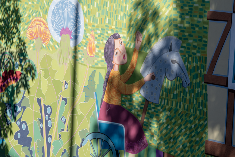 Kolejny, wyjątkowy mural odsłonięto w Środzie Śląskiej