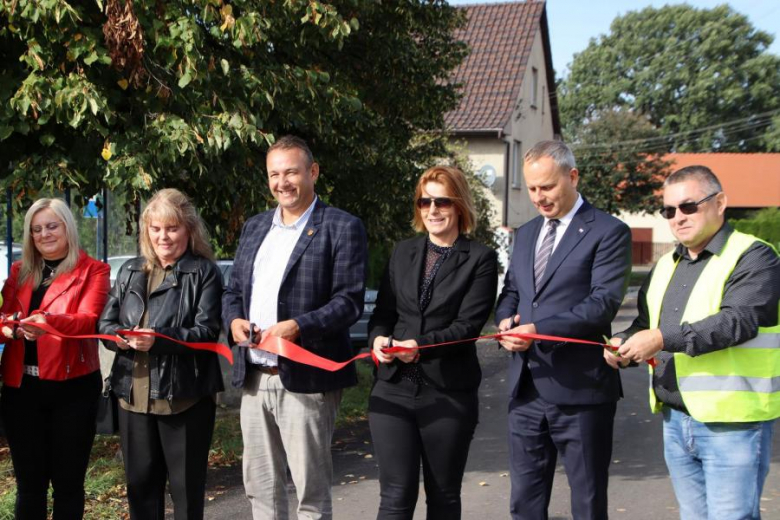 Otwarcia dróg przebudowanych z Polskiego Ładu w gminie Udanin