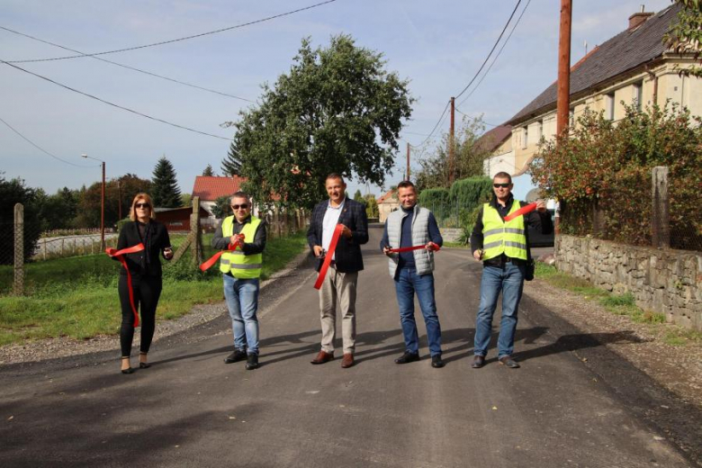 Otwarcia dróg przebudowanych z Polskiego Ładu w gminie Udanin