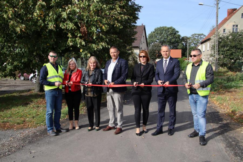 Otwarcia dróg przebudowanych z Polskiego Ładu w gminie Udanin