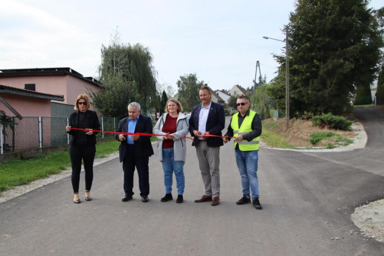 Otwarcia dróg przebudowanych z Polskiego Ładu w gminie Udanin