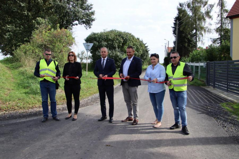Otwarcia dróg przebudowanych z Polskiego Ładu w gminie Udanin