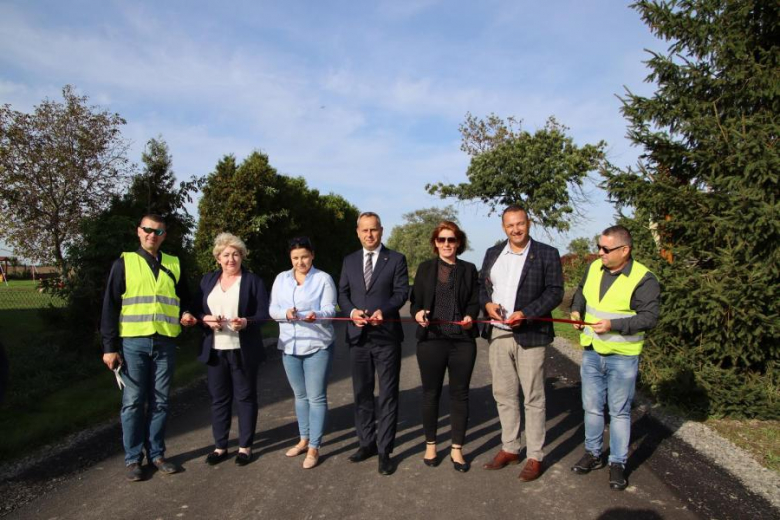 Otwarcia dróg przebudowanych z Polskiego Ładu w gminie Udanin