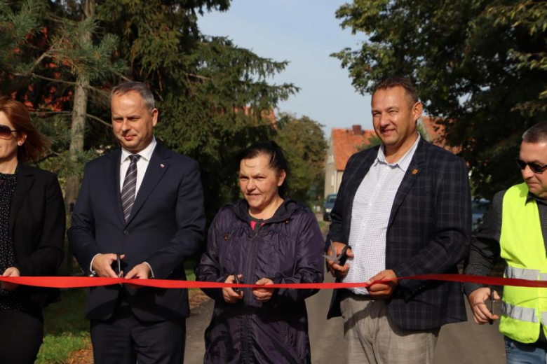 Otwarcia dróg przebudowanych z Polskiego Ładu w gminie Udanin