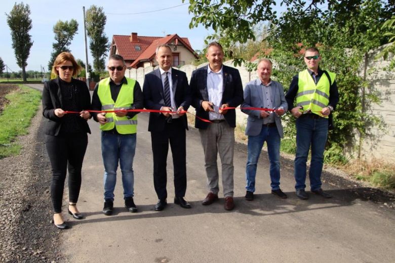 Otwarcia dróg przebudowanych z Polskiego Ładu w gminie Udanin