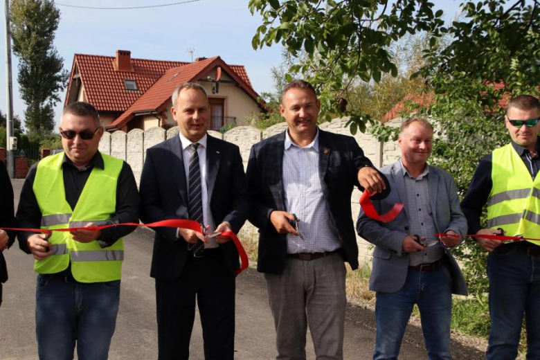 Otwarcia dróg przebudowanych z Polskiego Ładu w gminie Udanin