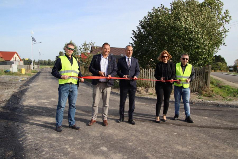 Otwarcia dróg przebudowanych z Polskiego Ładu w gminie Udanin