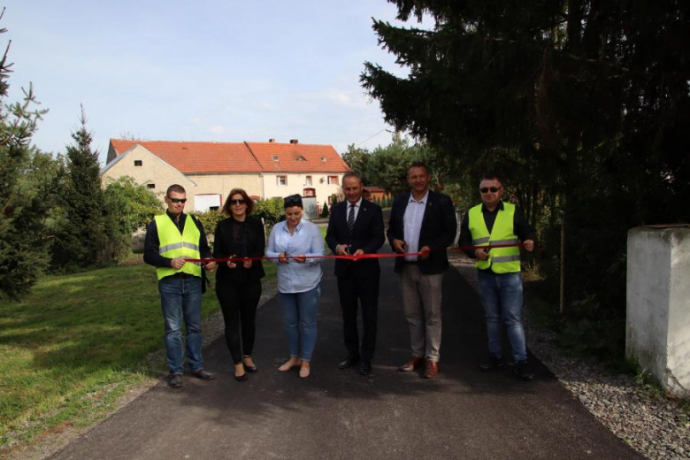 Otwarcia dróg przebudowanych z Polskiego Ładu w gminie Udanin