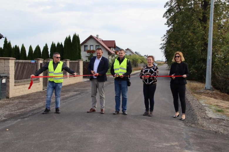 Otwarcia dróg przebudowanych z Polskiego Ładu w gminie Udanin