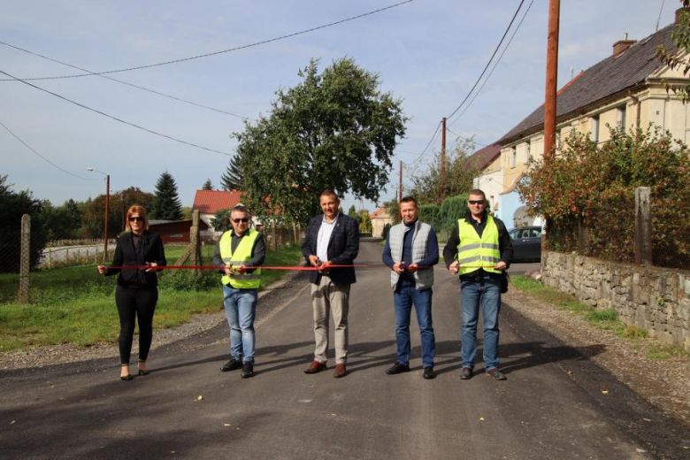 Otwarcia dróg przebudowanych z Polskiego Ładu w gminie Udanin