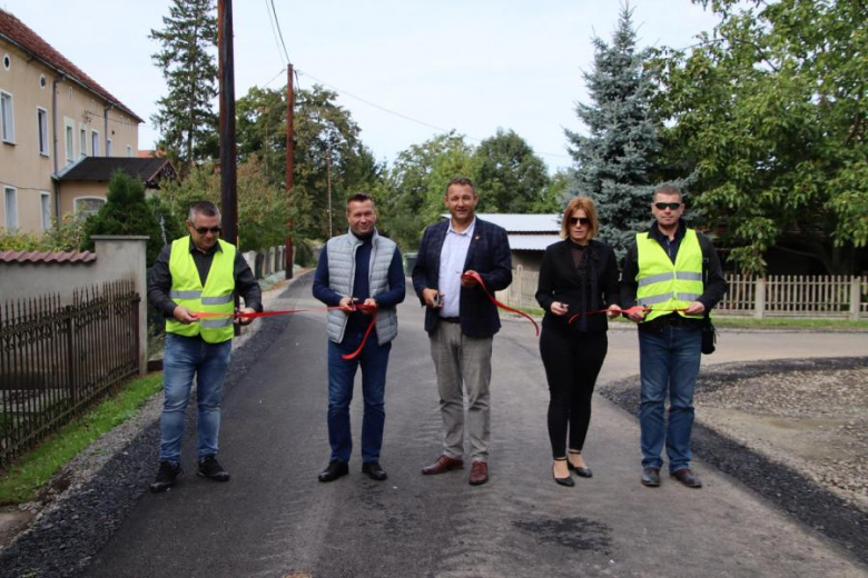 Otwarcia dróg przebudowanych z Polskiego Ładu w gminie Udanin