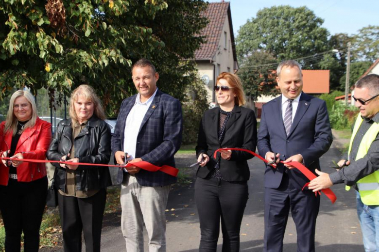 Otwarcia dróg przebudowanych z Polskiego Ładu w gminie Udanin