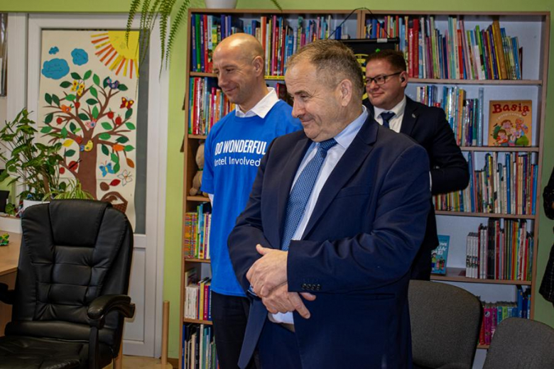 Wolontariusze Intela w Miękini