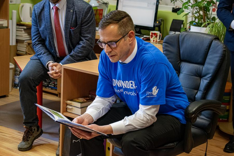 Wolontariusze Intela w Miękini