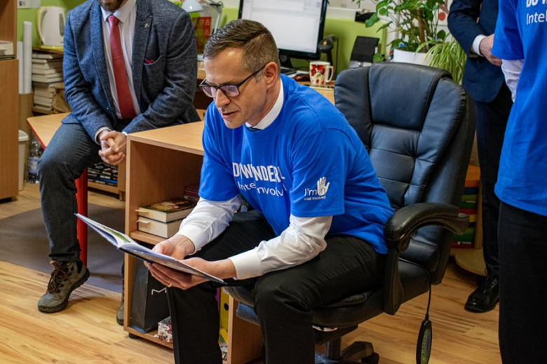 Wolontariusze Intela w Miękini