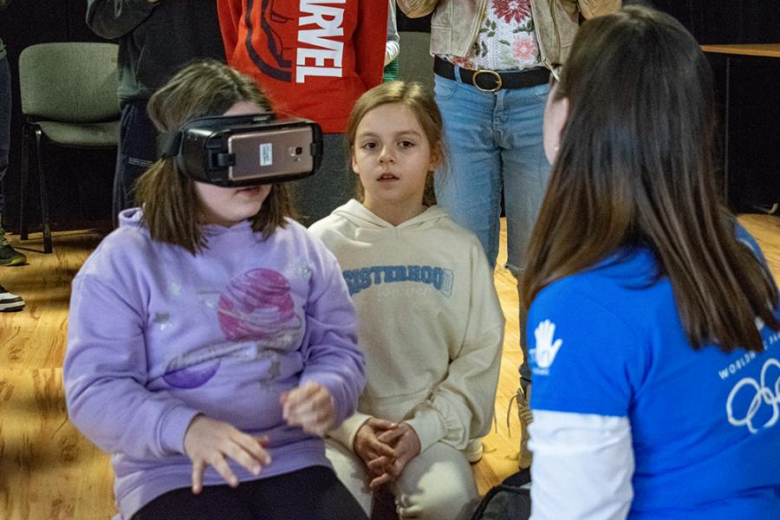 Wolontariusze Intela w Miękini