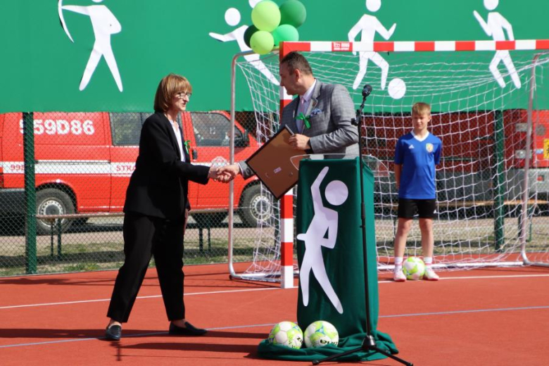 Otwarcie nowego boiska w Ujeździe Górnym