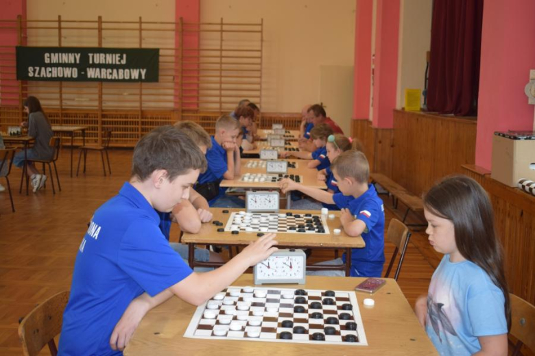 Turniej szachowo-warcabowy w Piersnie