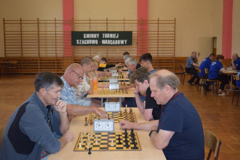 Turniej szachowo-warcabowy w Piersnie