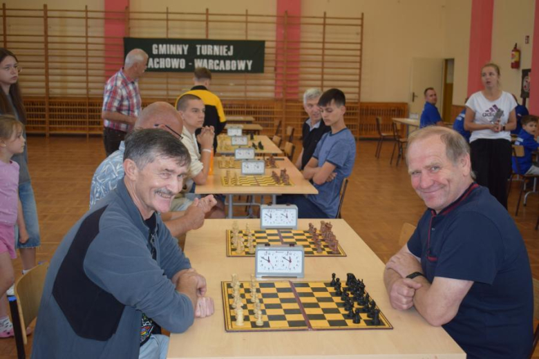 Turniej szachowo-warcabowy w Piersnie