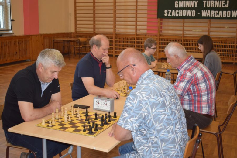 Turniej szachowo-warcabowy w Piersnie
