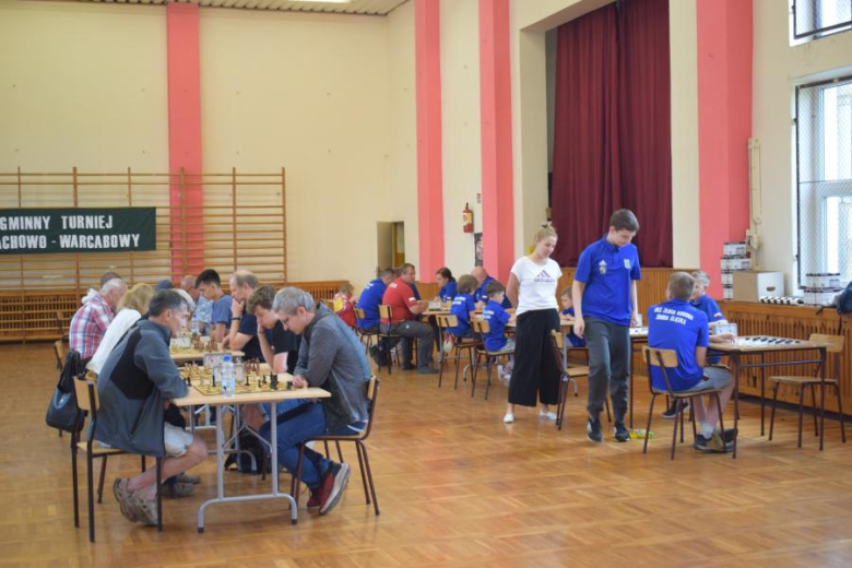 Turniej szachowo-warcabowy w Piersnie