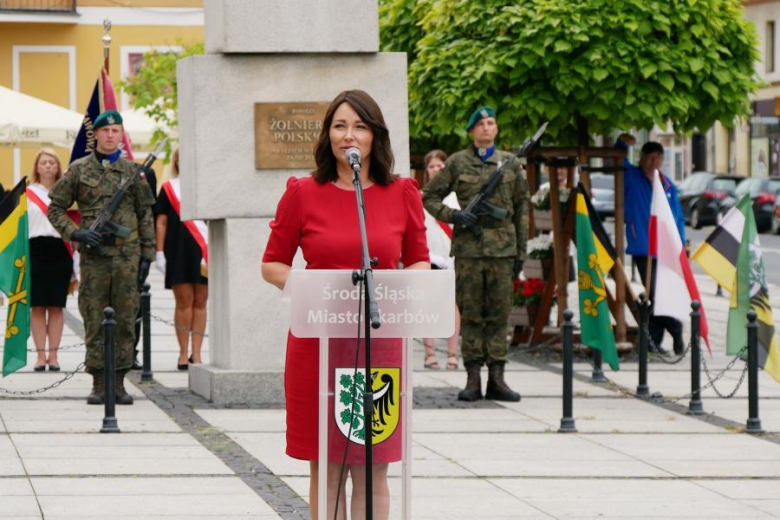 Uroczyste obchody Święta Wojska Polskiego w Środzie Śląskiej