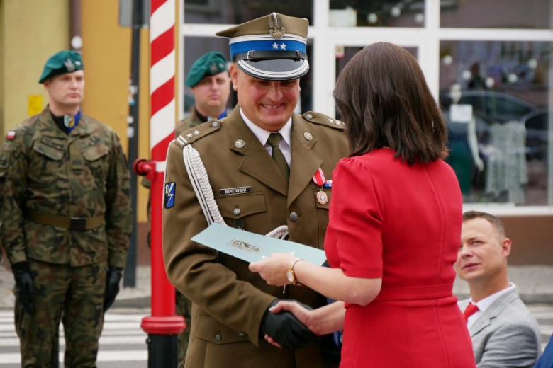 Uroczyste obchody Święta Wojska Polskiego w Środzie Śląskiej