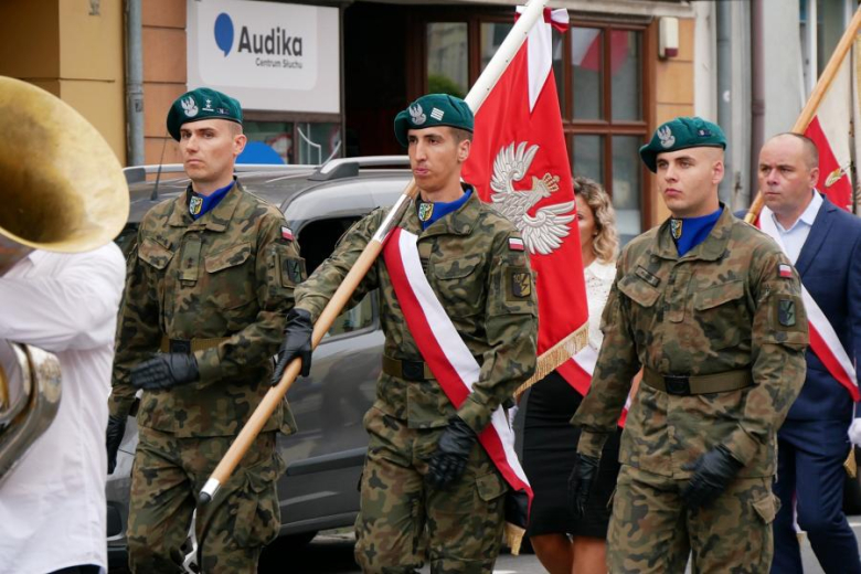 Uroczyste obchody Święta Wojska Polskiego w Środzie Śląskiej