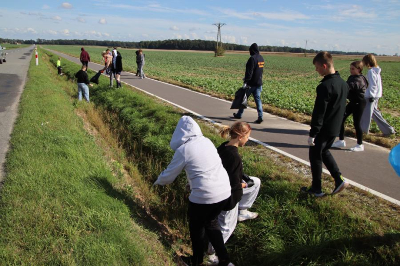 Sprzątanie świata w gminie Udanin
