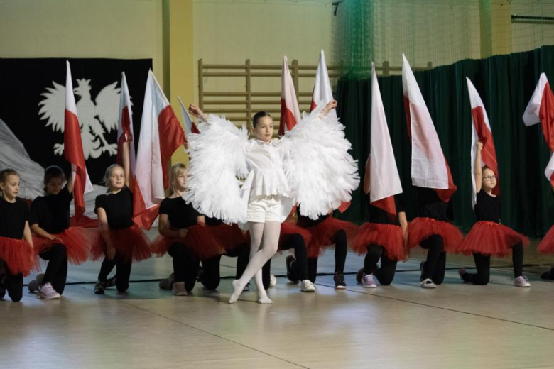 Wystepy artystyczne uczniów ze Szkoły Podstawowej w Miękini