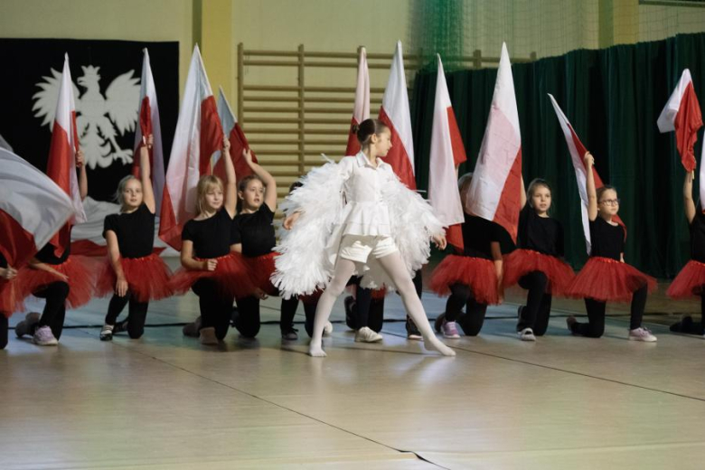 Wystepy artystyczne uczniów ze Szkoły Podstawowej w Miękini