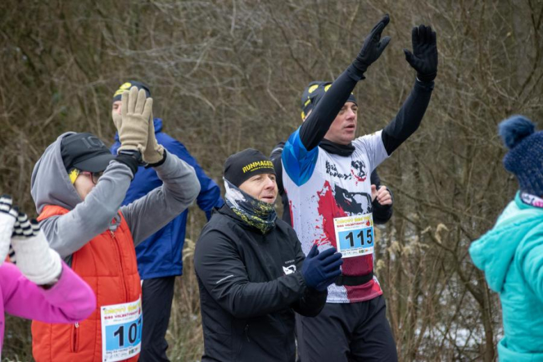 Biegacze kolejny raz rywalizowali podczas Biegu Walentynkowego w Wilkszynie