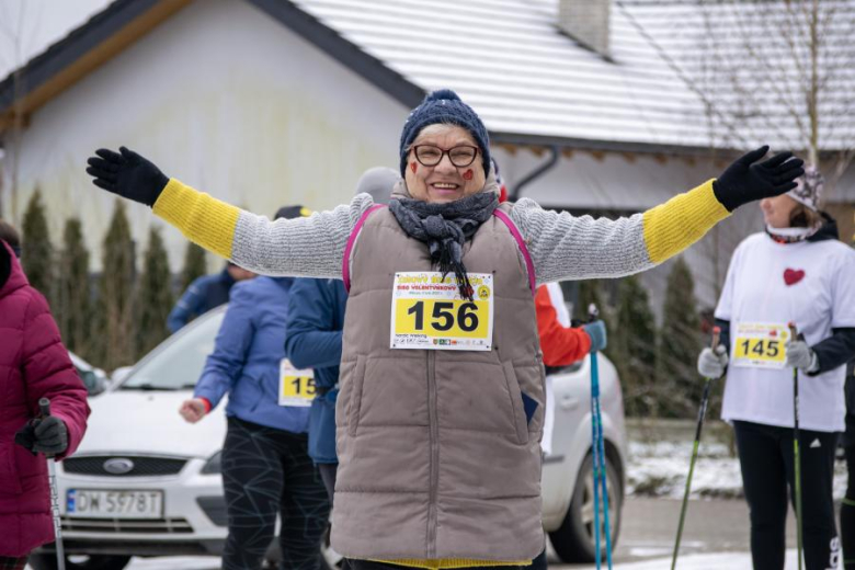Biegacze kolejny raz rywalizowali podczas Biegu Walentynkowego w Wilkszynie