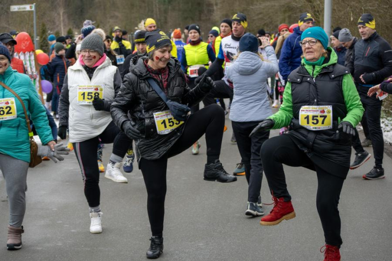 Biegacze kolejny raz rywalizowali podczas Biegu Walentynkowego w Wilkszynie