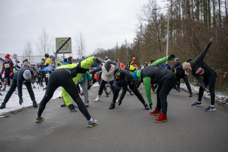 Biegacze kolejny raz rywalizowali podczas Biegu Walentynkowego w Wilkszynie