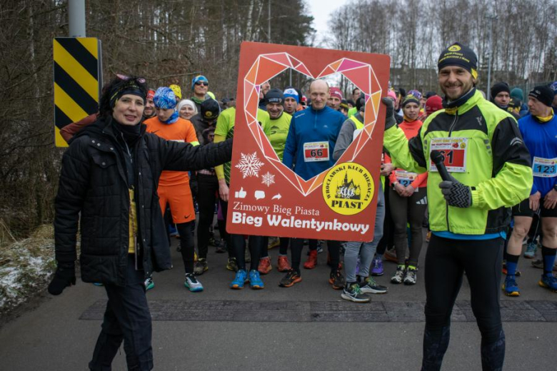 Biegacze kolejny raz rywalizowali podczas Biegu Walentynkowego w Wilkszynie