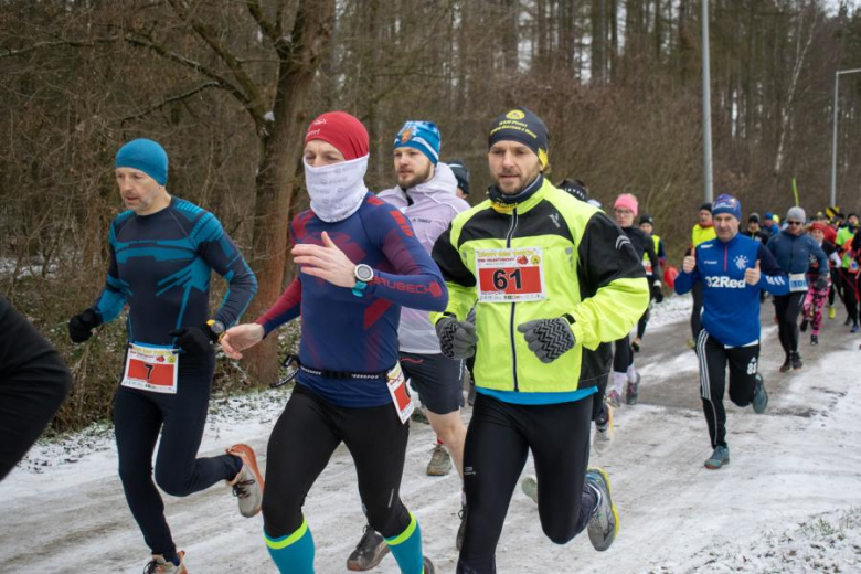 Biegacze kolejny raz rywalizowali podczas Biegu Walentynkowego w Wilkszynie