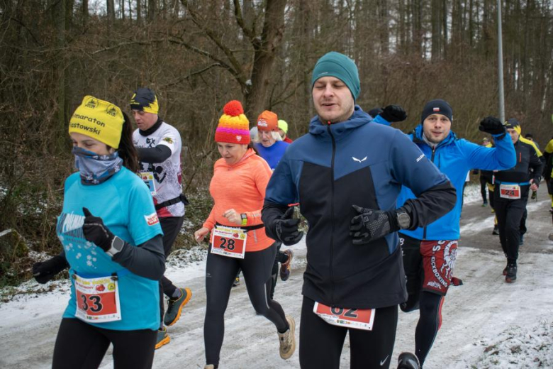 Biegacze kolejny raz rywalizowali podczas Biegu Walentynkowego w Wilkszynie