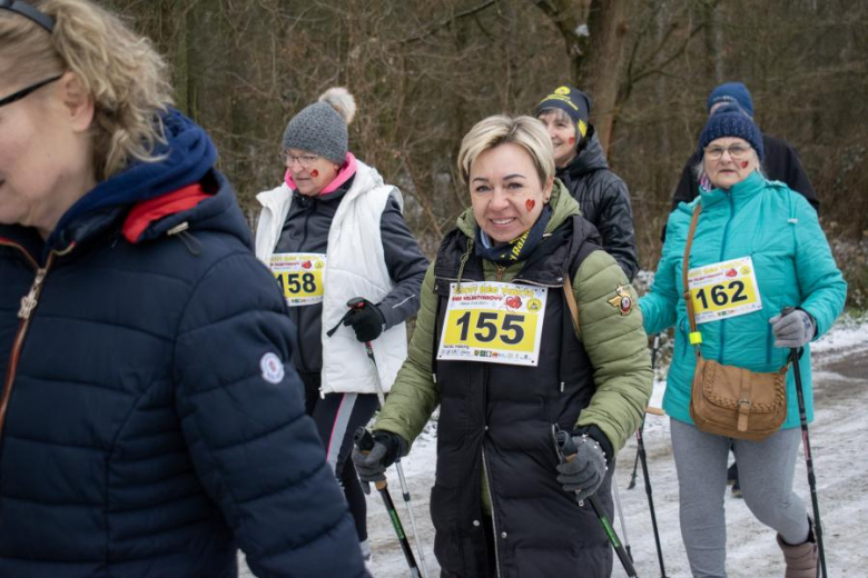 Biegacze kolejny raz rywalizowali podczas Biegu Walentynkowego w Wilkszynie