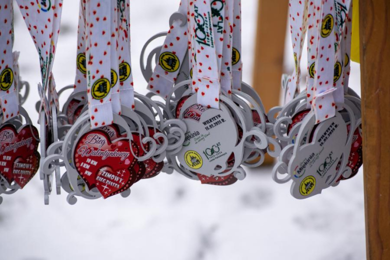 Biegacze kolejny raz rywalizowali podczas Biegu Walentynkowego w Wilkszynie