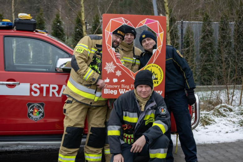 Biegacze kolejny raz rywalizowali podczas Biegu Walentynkowego w Wilkszynie